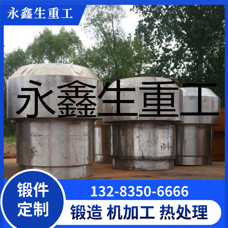 锻造大型封头压机油缸锻件