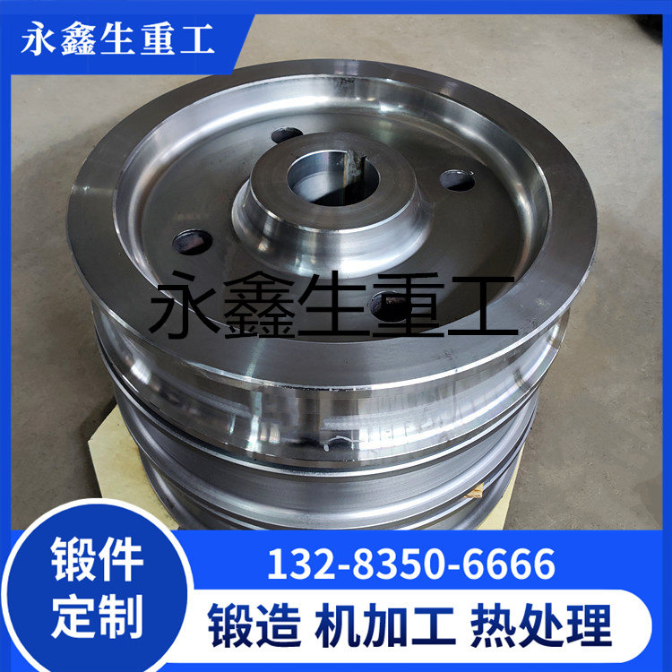 锻造50SiMn车轮锻件