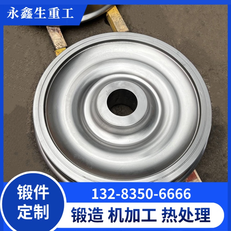 双轮缘桥式起重机行车轮锻件 —— 重载工况下的稳定守护者