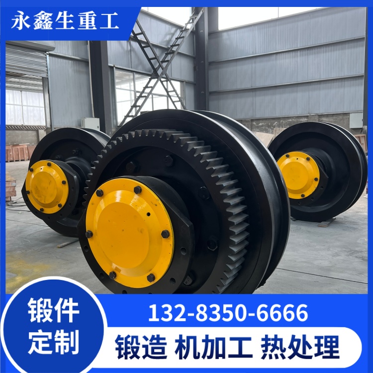 驱动车轮组锻件:重载设备的 “动力脚掌” 与核心特性 驱动车轮组锻件